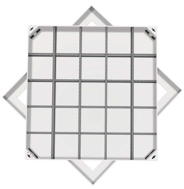 恩平不锈钢方井展示